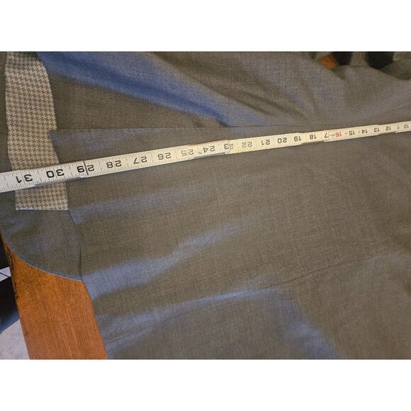 Bryan Brooks Gray Sports Coat Blazer  40R Button Close Functional Button Cuff Hi - Picture 3 of 13
